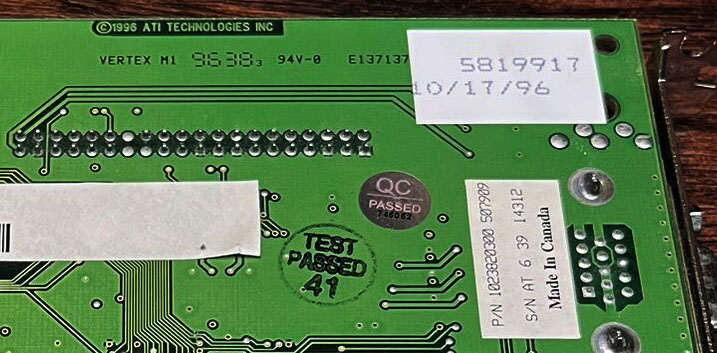 ATI Mach64 2MB PCI