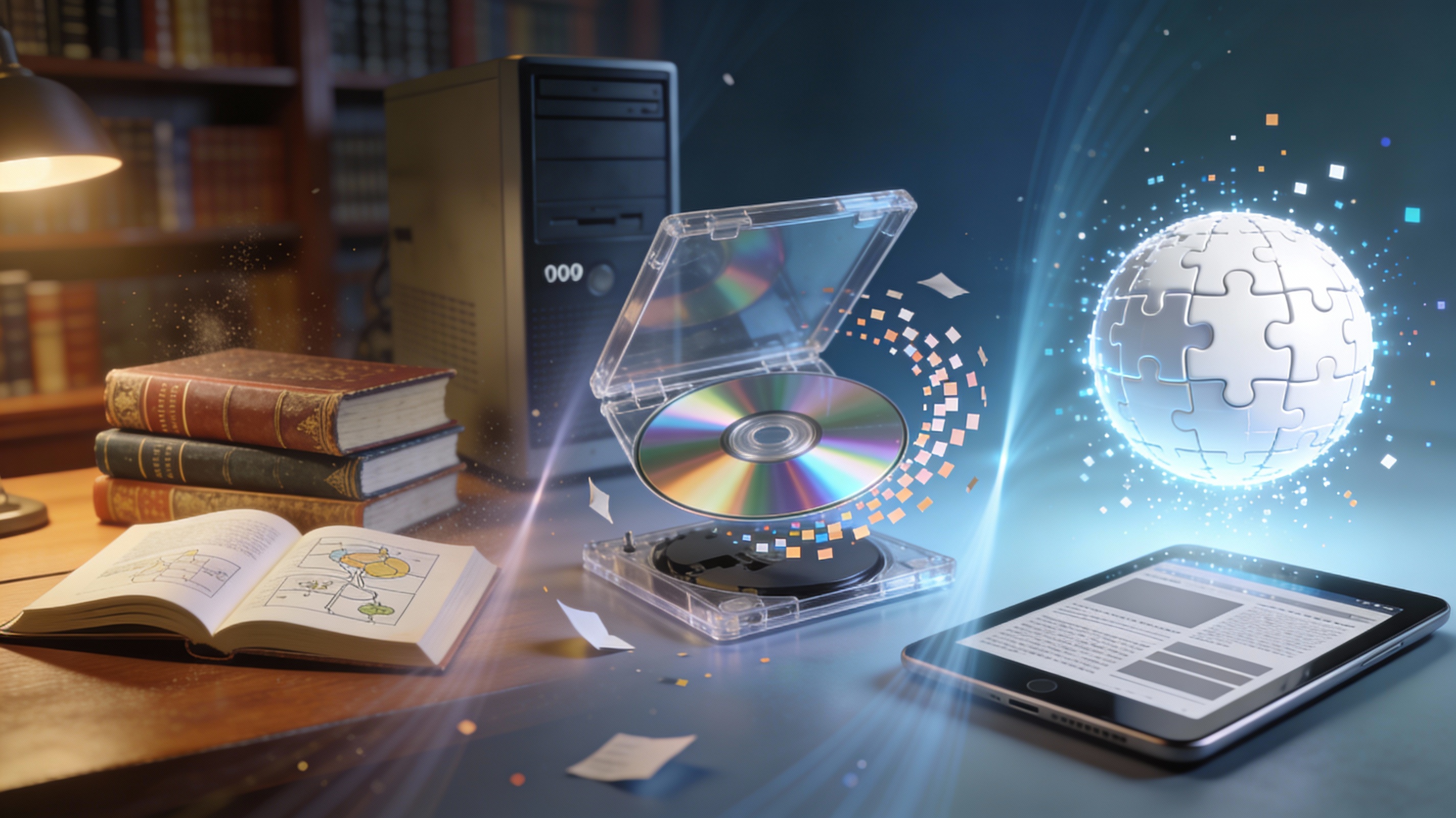 Encyclopedias to Wikipedias