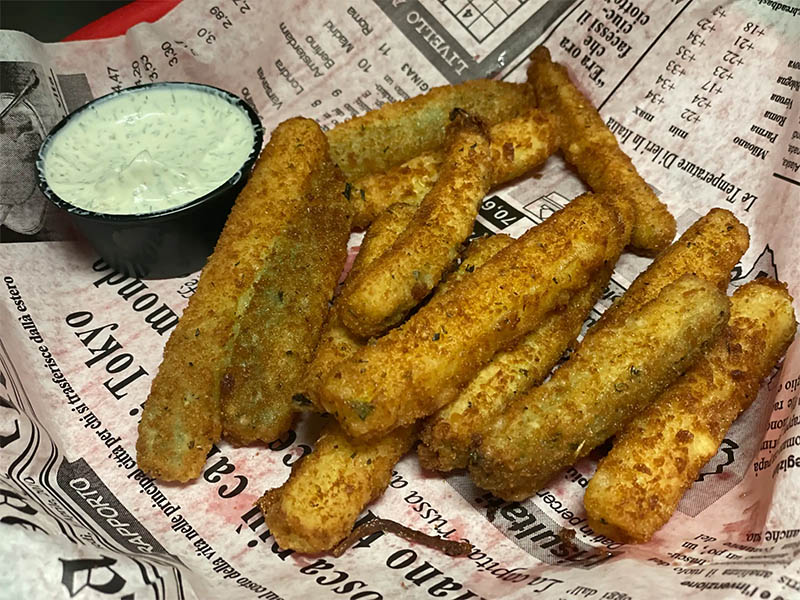 Zucchini Sticks and ranch